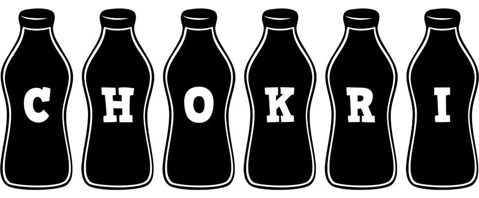Chokri bottle logo