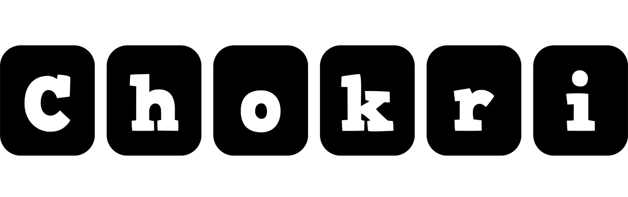 Chokri box logo