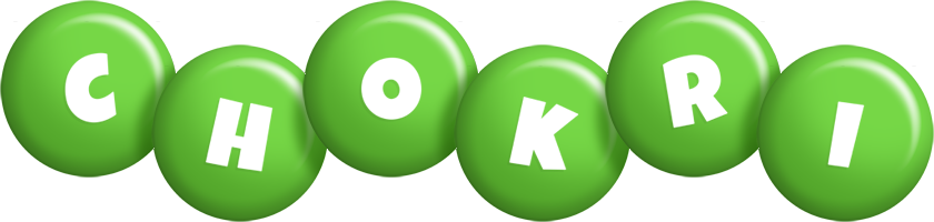 Chokri candy-green logo