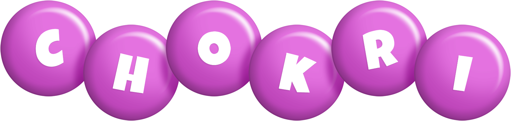 Chokri candy-purple logo
