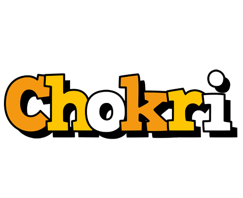 Chokri cartoon logo