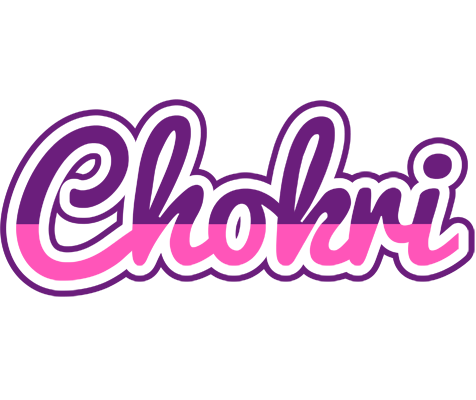 Chokri cheerful logo