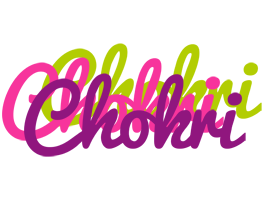 Chokri flowers logo