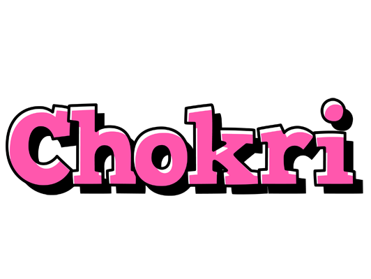 Chokri girlish logo