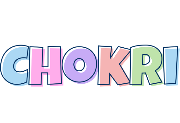 Chokri pastel logo