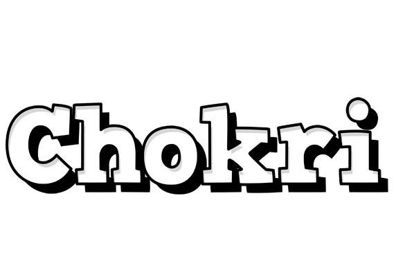 Chokri snowing logo