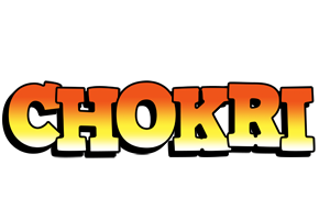 Chokri sunset logo