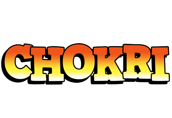 Chokri sunset logo