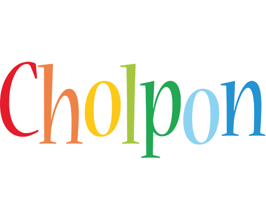 Cholpon birthday logo