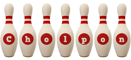 Cholpon bowling-pin logo