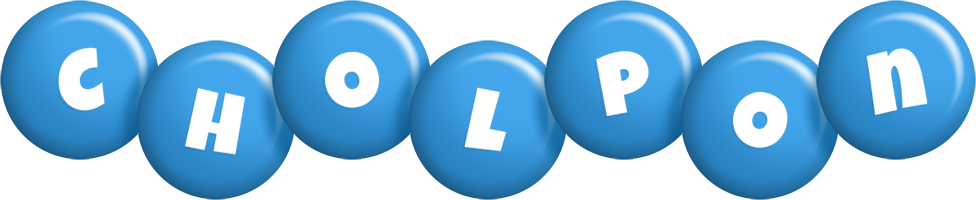 Cholpon candy-blue logo