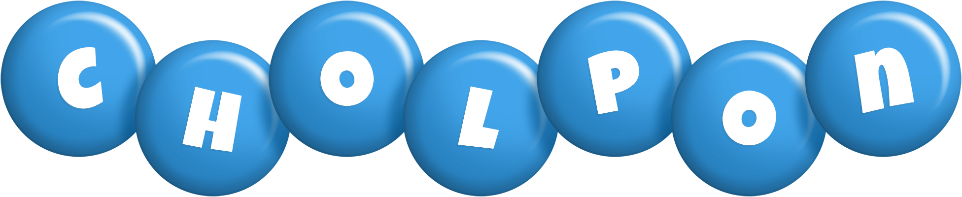 Cholpon candy-blue logo