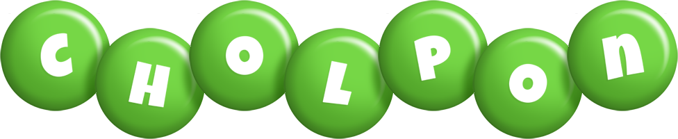 Cholpon candy-green logo