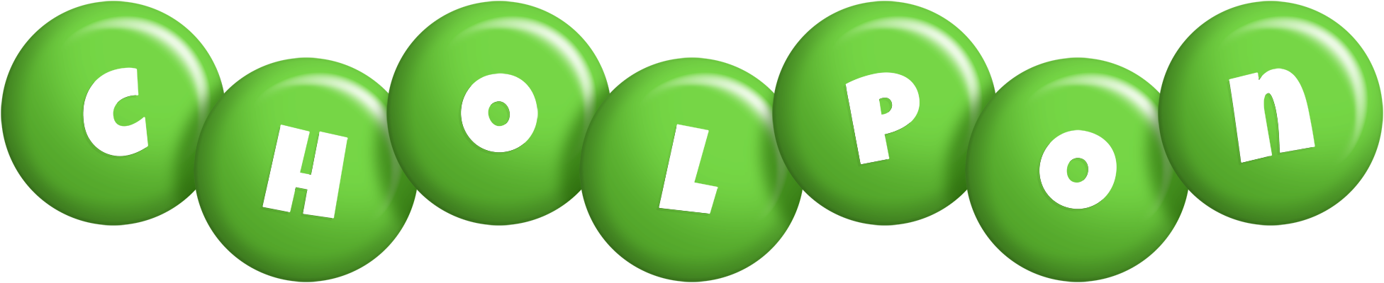 Cholpon candy-green logo