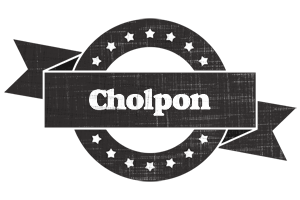 Cholpon grunge logo