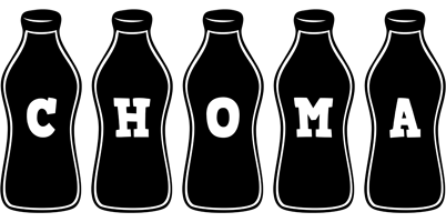 Choma bottle logo