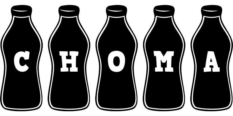 Choma bottle logo