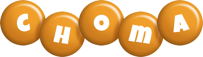 Choma candy-orange logo