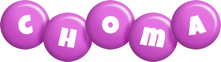 Choma candy-purple logo