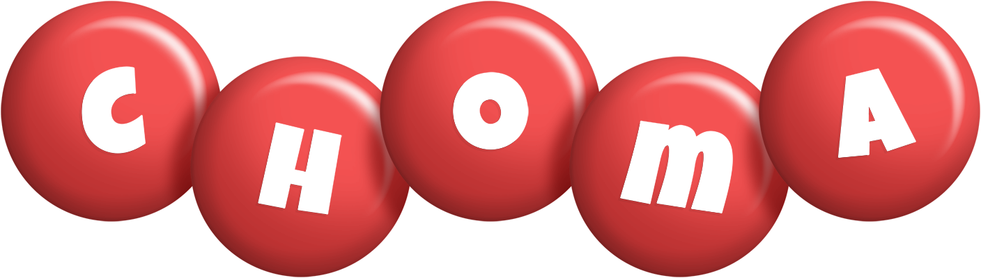 Choma candy-red logo