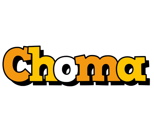 Choma cartoon logo