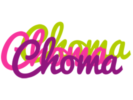 Choma flowers logo