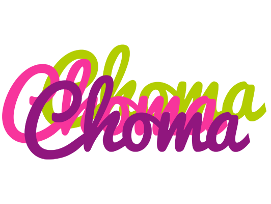 Choma flowers logo