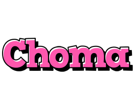 Choma girlish logo