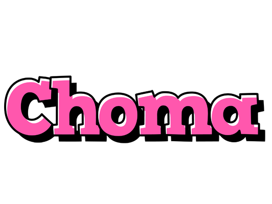 Choma girlish logo