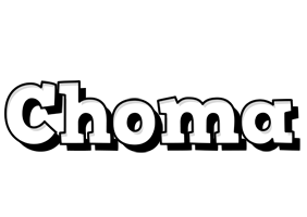 Choma snowing logo