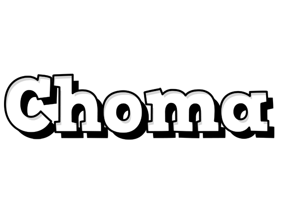 Choma snowing logo