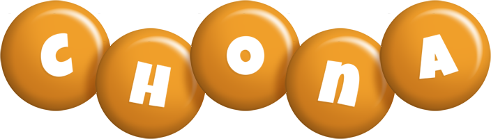 Chona candy-orange logo