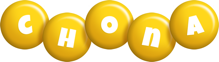 Chona candy-yellow logo