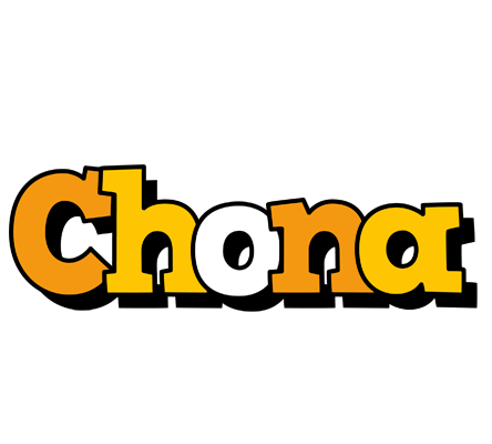 Chona cartoon logo