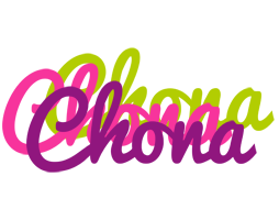 Chona flowers logo