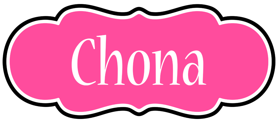 Chona invitation logo
