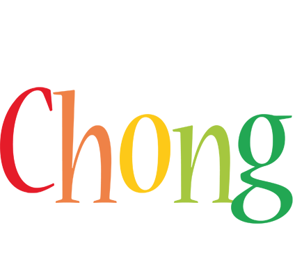 Chong birthday logo