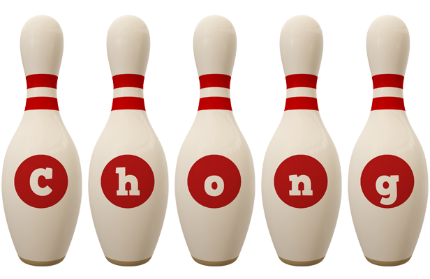 Chong bowling-pin logo