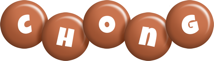 Chong candy-brown logo