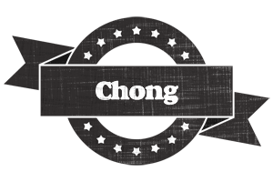 Chong grunge logo