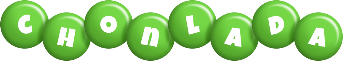Chonlada candy-green logo