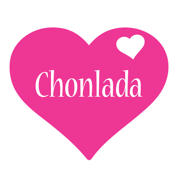 Chonlada love-heart logo