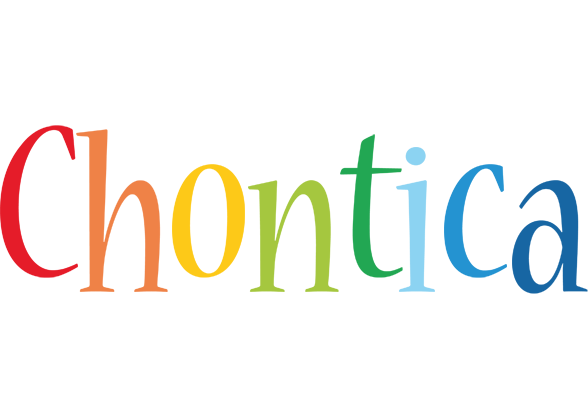 Chontica birthday logo