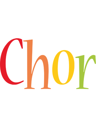Chor birthday logo