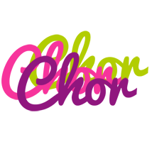 Chor flowers logo