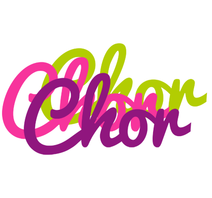 Chor flowers logo