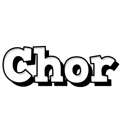 Chor snowing logo