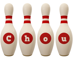 Chou bowling-pin logo