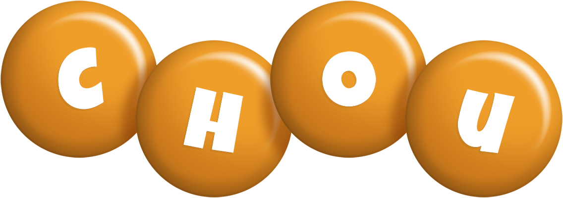 Chou candy-orange logo