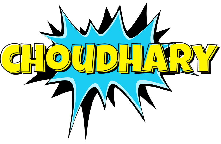 Choudhary amazing logo